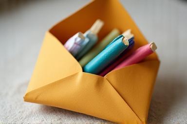 Envelope with books